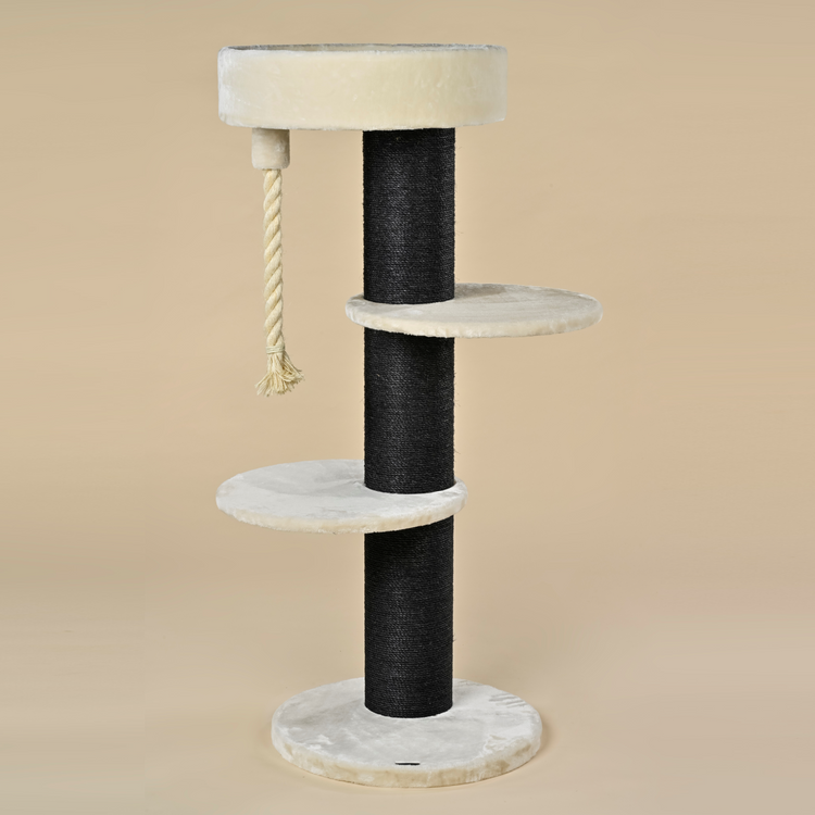 Cat Tree Maine Coon Sleeper Blackline (Cream)