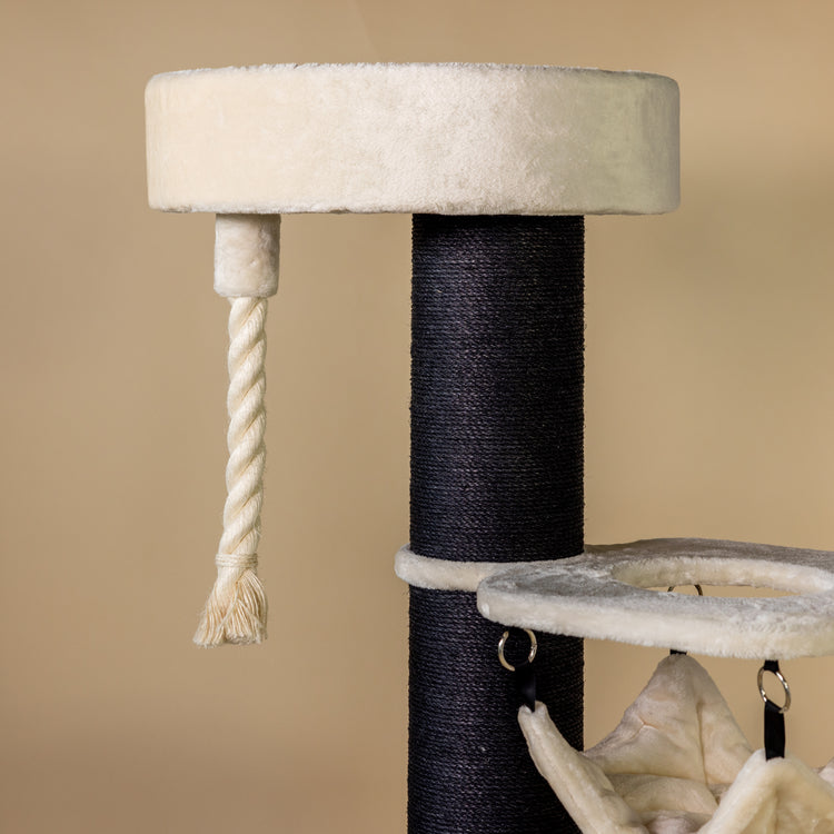 Cat Tree Maine Coon Sleeper Blackline Crown (Cream)
