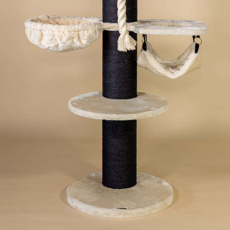 Cat Tree Maine Coon Sleeper Blackline Crown Plus (Cream)