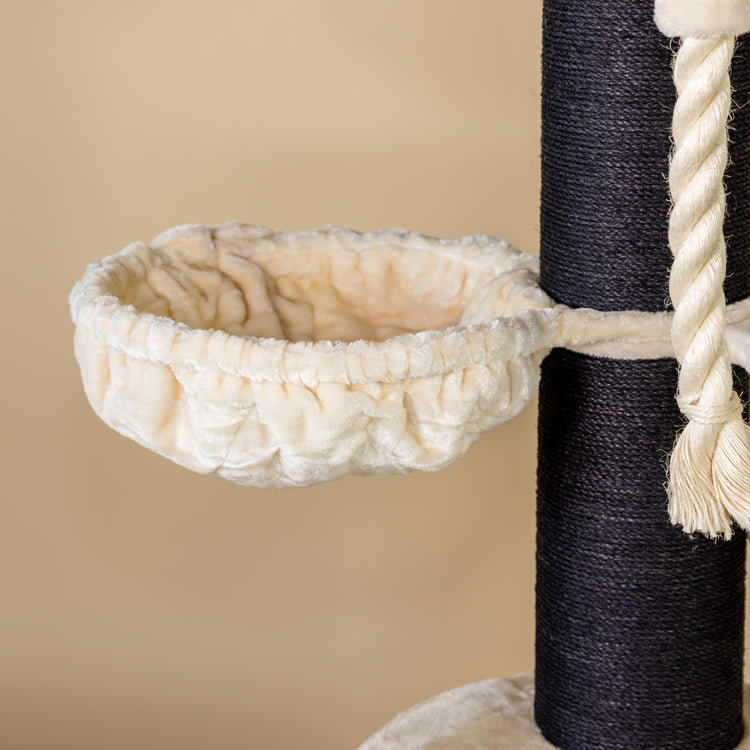 Cat Tree Maine Coon Sleeper Blackline Crown Plus (Cream)