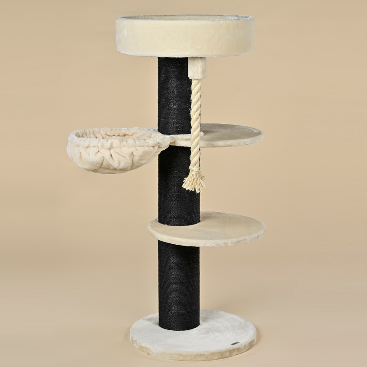 Cat Tree Maine Coon Sleeper Blackline Plus (Cream)