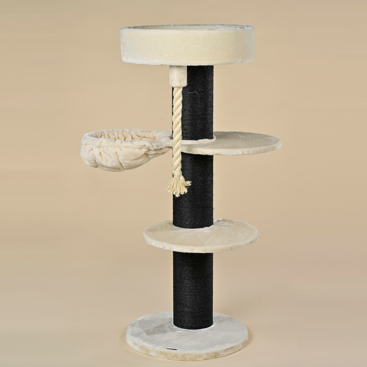 Cat Tree Maine Coon Sleeper Blackline Plus (Cream)