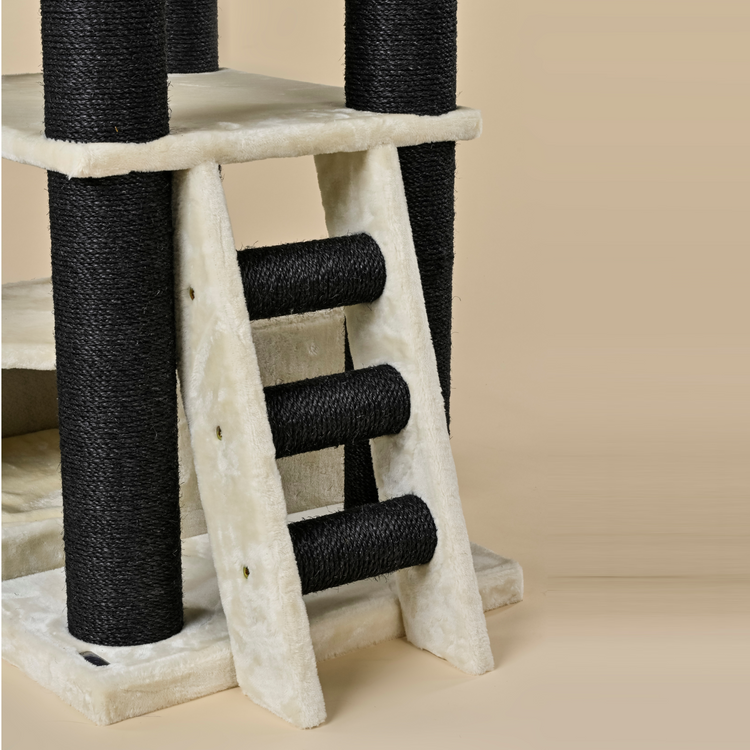 Cat Tree Corner Coon Blackline (Beige)