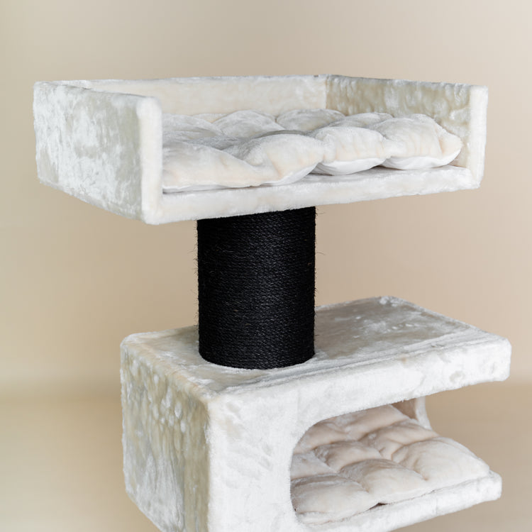 Cat Scratcher Maine Coon Lounge Retreat Blackline (Beige)