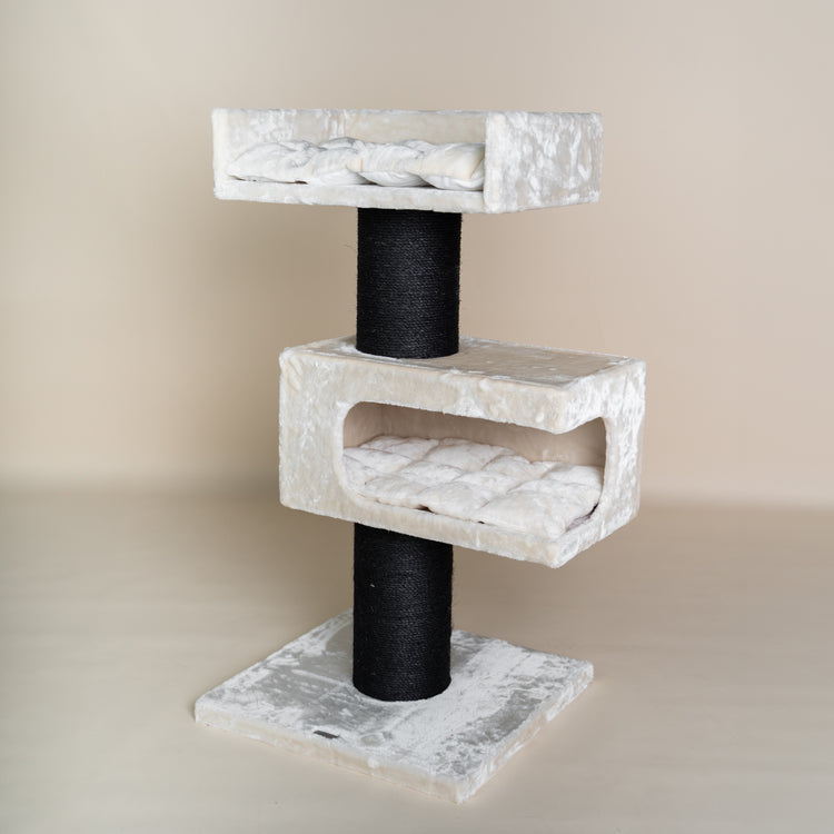 Cat Scratcher Maine Coon Lounge Retreat Blackline (Beige)