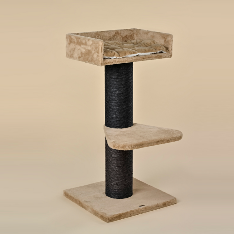 Cat Tree Maine Coon Lounge Blackline (Cappuccino Teddy)