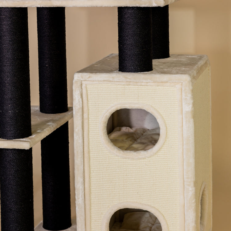Cat Tree Cat Paradise Blackline (Cream)