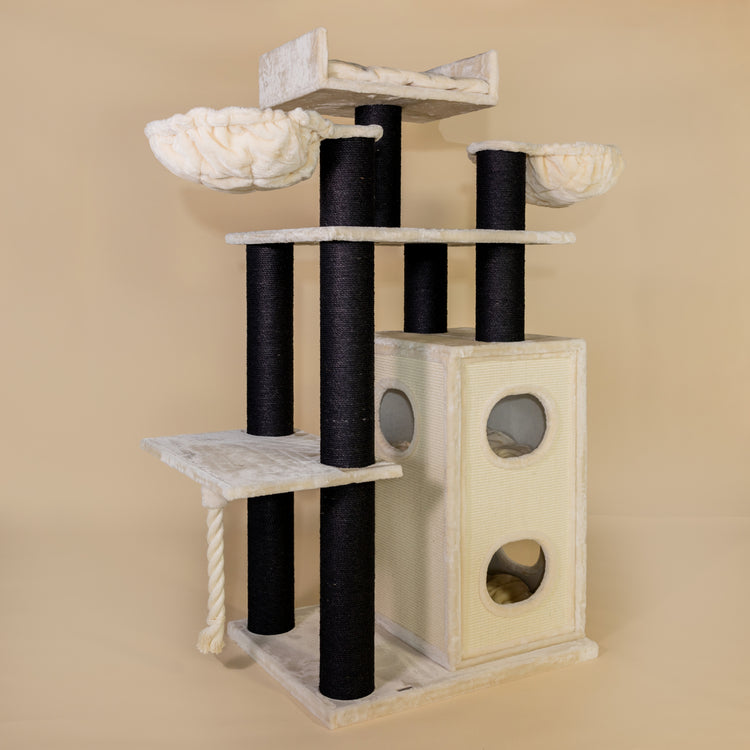 Cat Tree Cat Paradise Blackline (Cream)