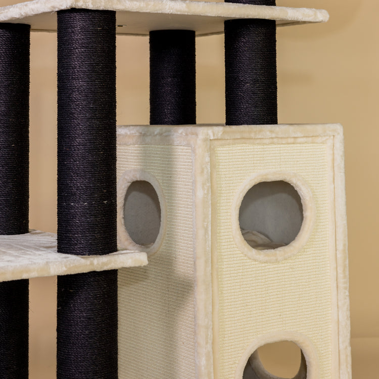 Cat Tree Cat Paradise Blackline (Cream)