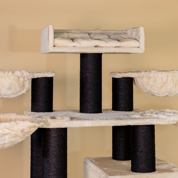 Cat Tree Cat Paradise Blackline Plus (Cream)
