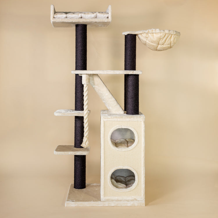 Cat Tree Cat Penthouse Blackline (Cream)