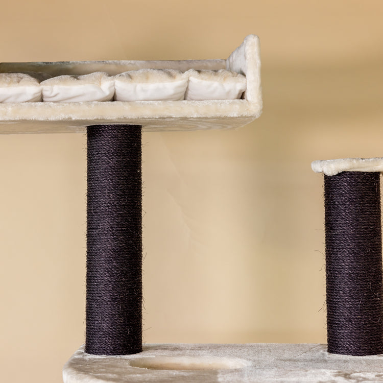 Cat Tree Cat Penthouse Blackline (Cream)