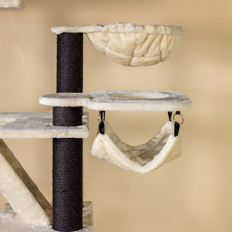 Cat Tree Cat Penthouse Blackline Crown (Cream)