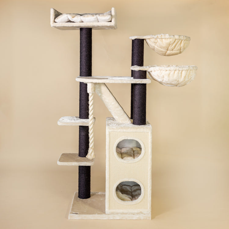 Cat Tree Cat Penthouse Blackline Plus (Cream)