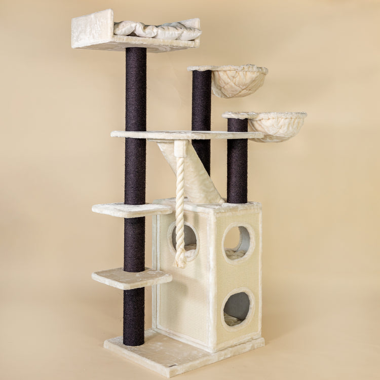 Cat Tree Cat Penthouse Blackline Plus (Cream)