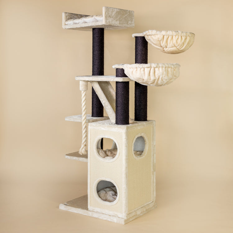 Cat Tree Cat Penthouse Blackline Plus (Cream)