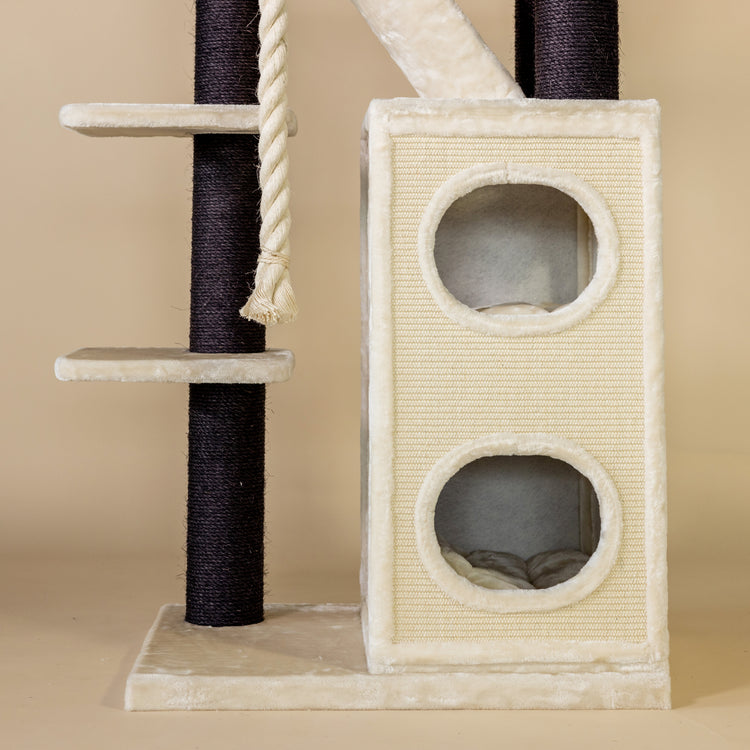 Cat Tree Cat Penthouse Blackline Plus (Cream)