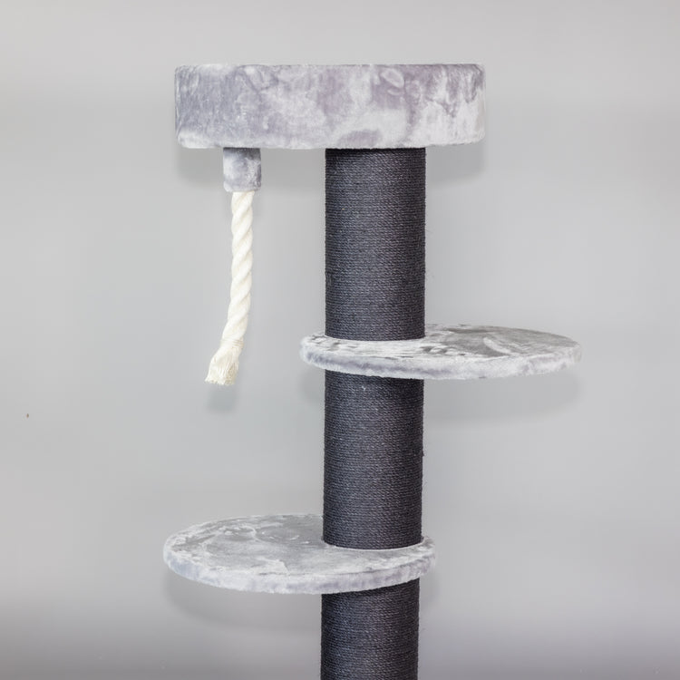 Cat Tree Maine Coon Sleeper Blackline (Light Grey)