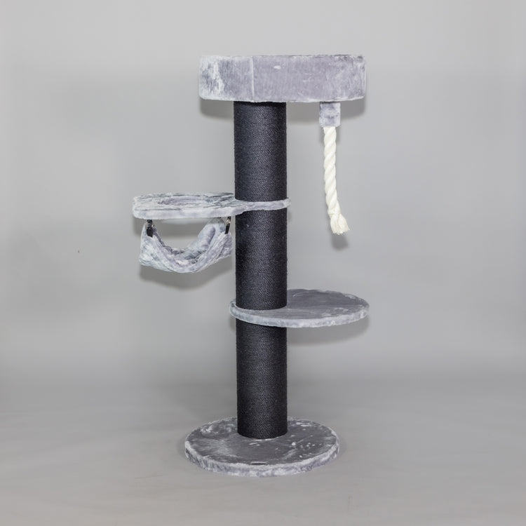 Cat Tree Maine Coon Sleeper Blackline Crown (Light Grey)