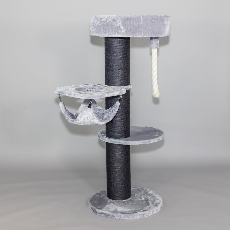 Cat Tree Maine Coon Sleeper Blackline Crown (Light Grey)