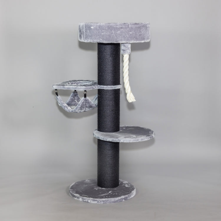 Cat Tree Maine Coon Sleeper Blackline Crown (Light Grey)