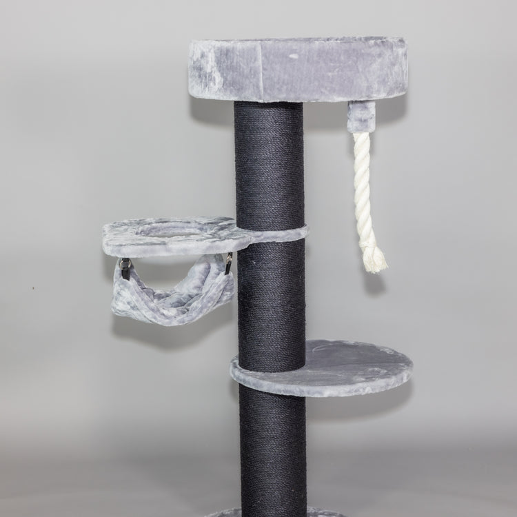 Cat Tree Maine Coon Sleeper Blackline Crown (Light Grey)