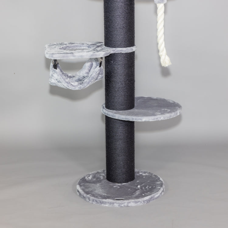 Cat Tree Maine Coon Sleeper Blackline Crown (Light Grey)