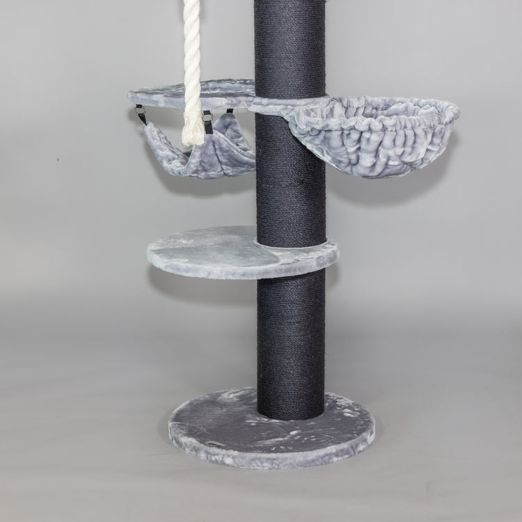 Cat Tree Maine Coon Sleeper Blackline Crown Plus (Light Grey)