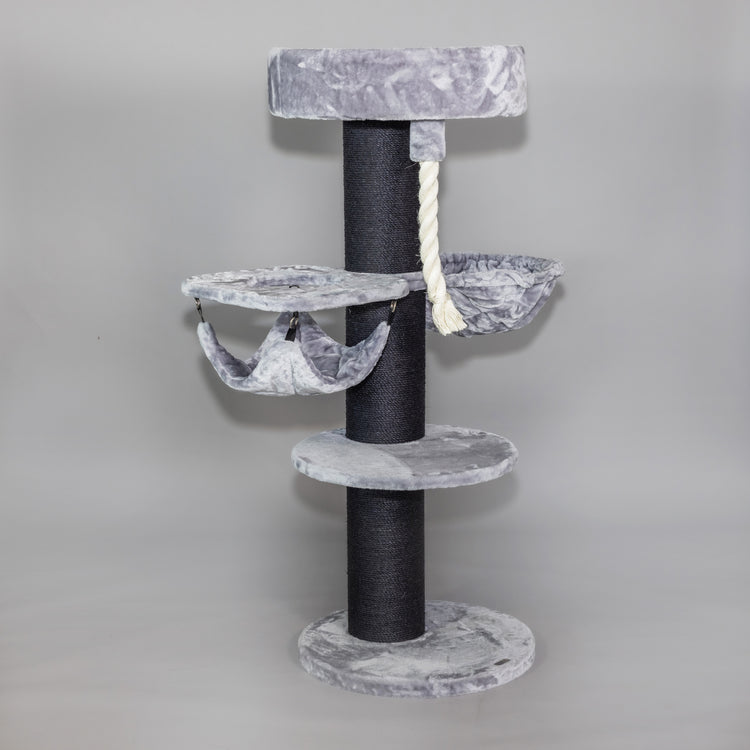 Cat Tree Maine Coon Sleeper Blackline Crown Plus (Light Grey)