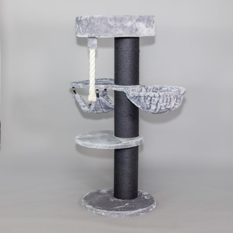 Cat Tree Maine Coon Sleeper Blackline Crown Plus (Light Grey)
