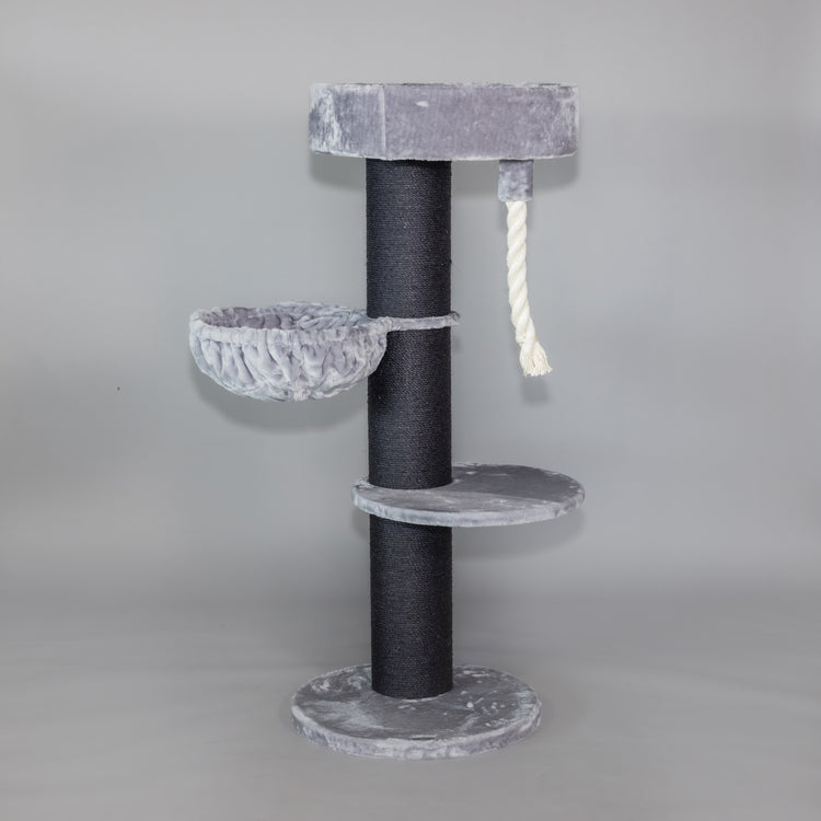 Cat Tree Maine Coon Sleeper Blackline de Luxe (Light Grey)