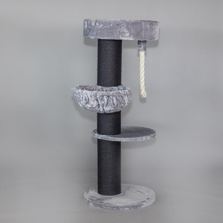 Cat Tree Maine Coon Sleeper Blackline de Luxe (Light Grey)