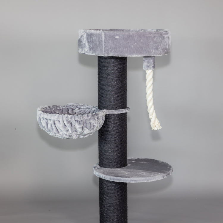 Cat Tree Maine Coon Sleeper Blackline de Luxe (Light Grey)