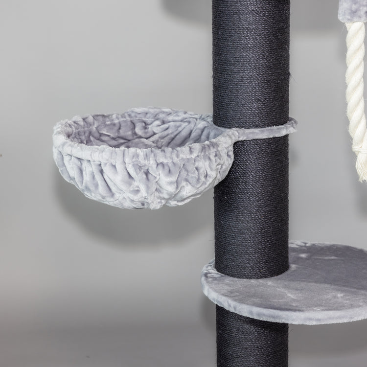 Cat Tree Maine Coon Sleeper Blackline de Luxe (Light Grey)