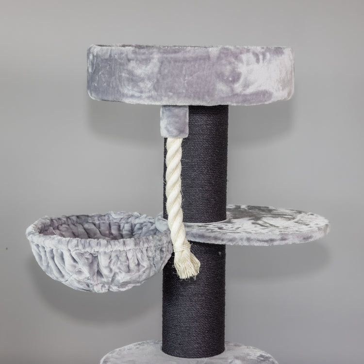Cat Tree Maine Coon Sleeper Blackline Plus (Light Grey)