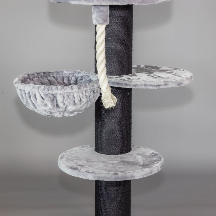 Cat Tree Maine Coon Sleeper Blackline Plus (Light Grey)