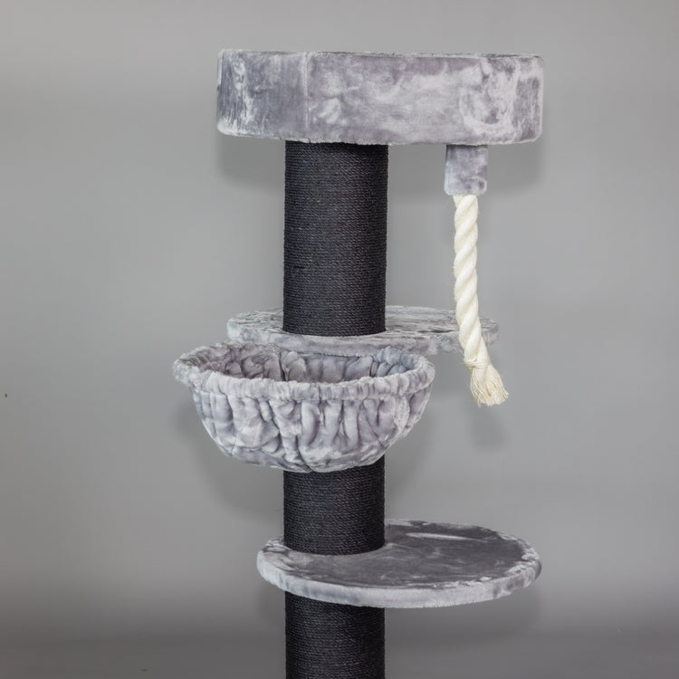 Cat Tree Maine Coon Sleeper Blackline Plus (Light Grey)