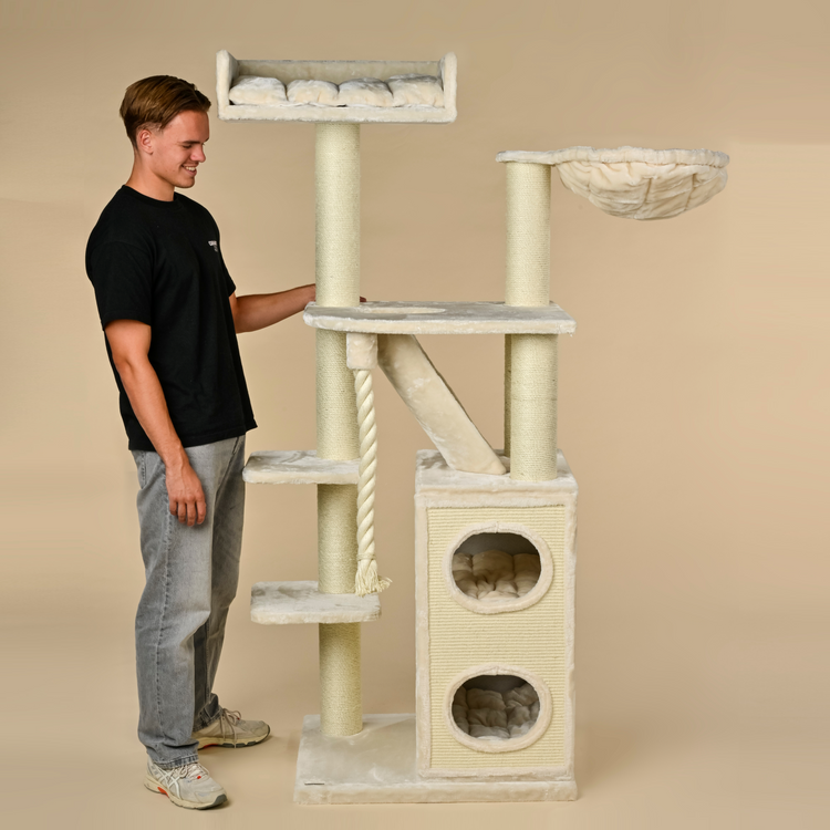 Cat Tree Cat Penthouse (Cream)