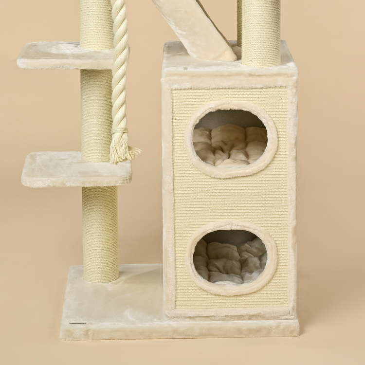Cat Tree Cat Penthouse Crown (Cream)