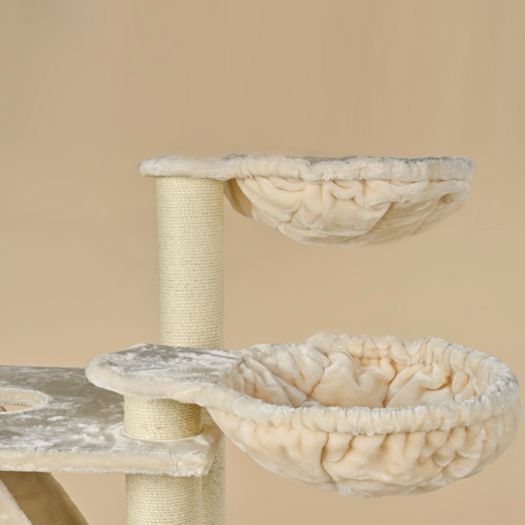 Cat Tree Cat Penthouse Plus (Cream)