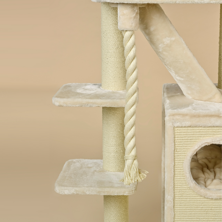 Cat Tree Cat Penthouse Plus (Cream)