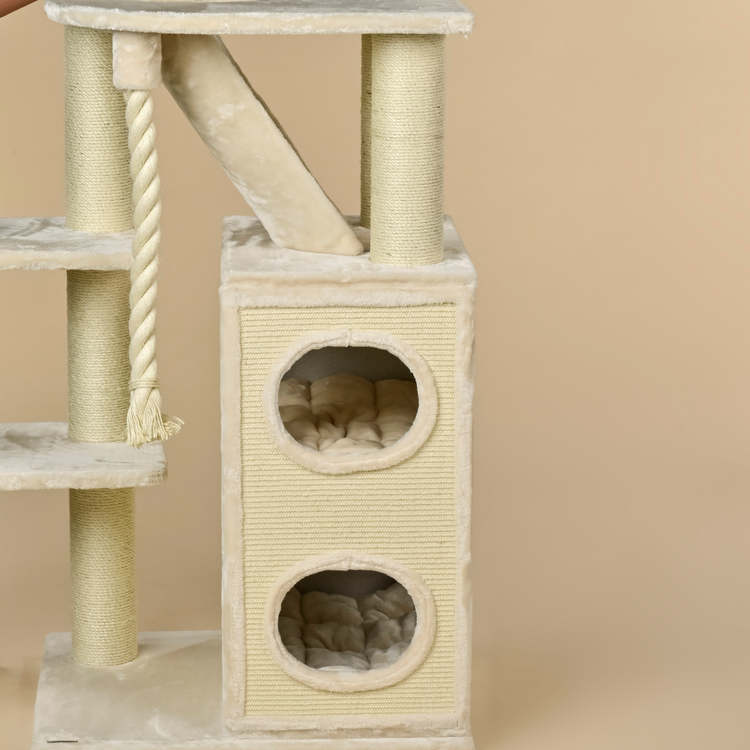 Cat Tree Cat Penthouse Plus (Cream)