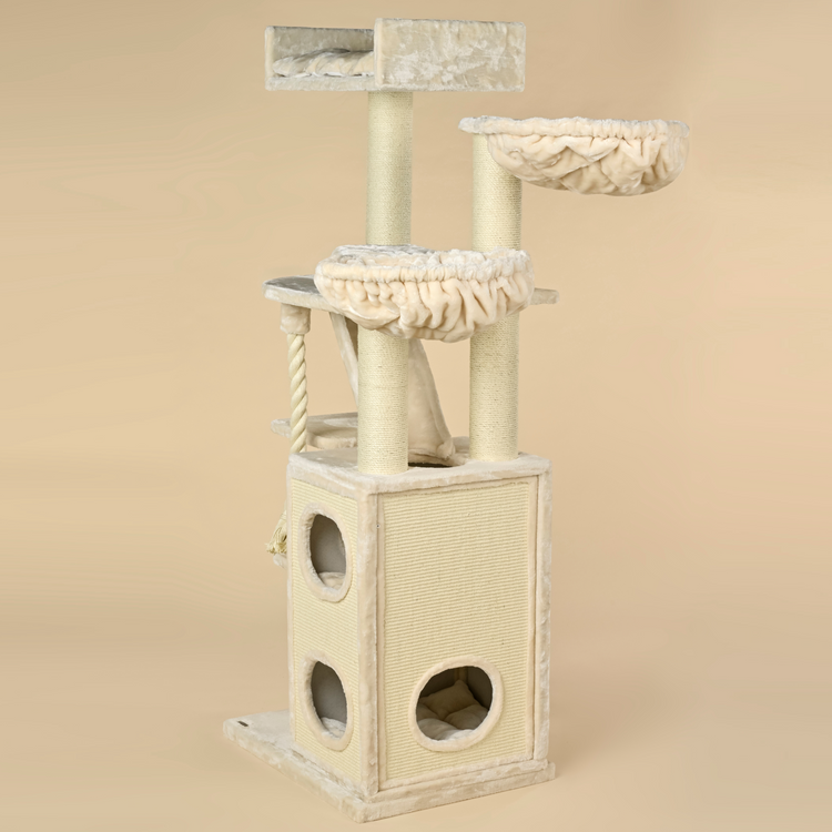 Cat Tree Cat Penthouse Plus (Cream)