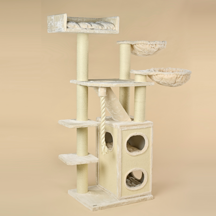 Cat Tree Cat Penthouse Plus (Cream)
