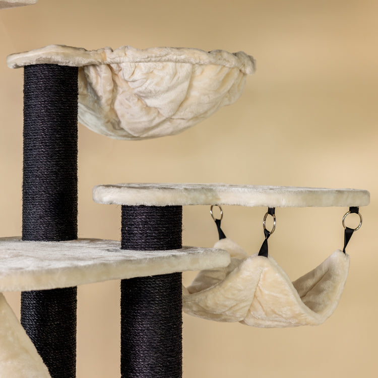 Cat Tree Kilimandjaro de Luxe Blackline Crown (Cream)