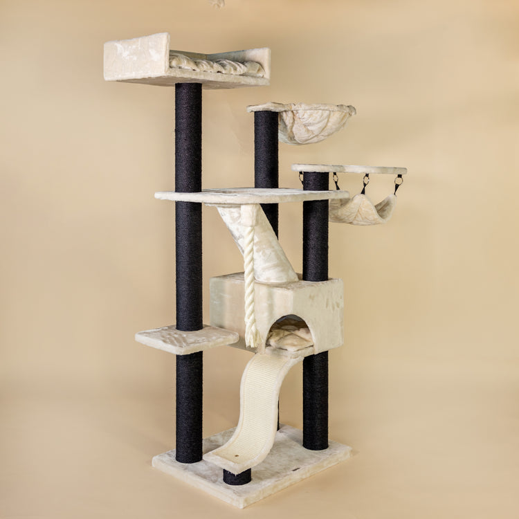 Cat Tree Kilimandjaro de Luxe Blackline Crown (Cream)