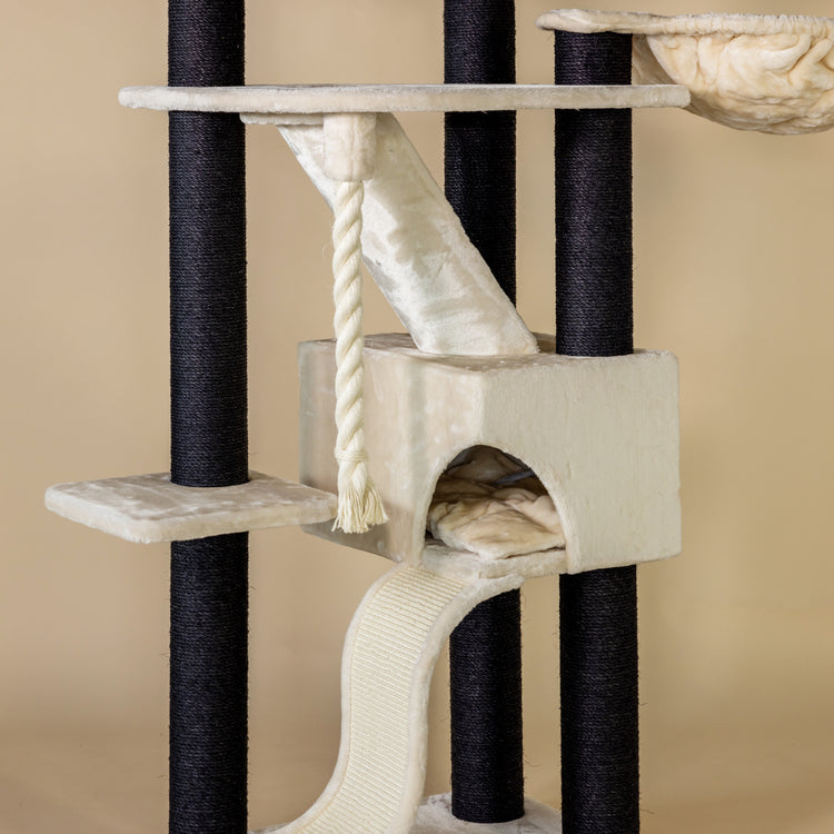 Cat Tree Kilimandjaro de Luxe Blackline Plus (Cream)