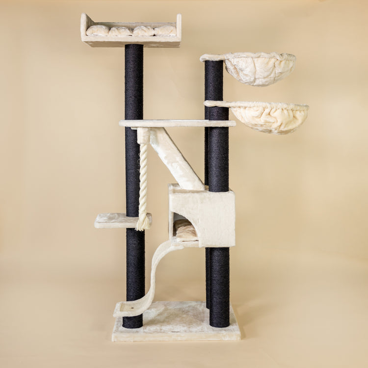 Cat Tree Kilimandjaro de Luxe Blackline Plus (Cream)