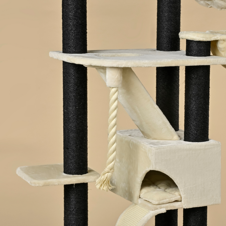 Cat Tree Kilimandjaro de Luxe Blackline Plus (Cream)