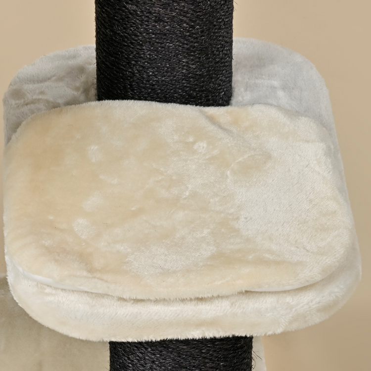 Cat Tree Devon Rex Blackline (Cream)